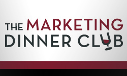 marketing dinner club logo design