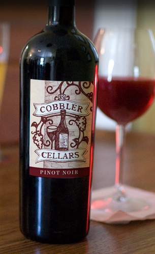 cool wine label design and illustration